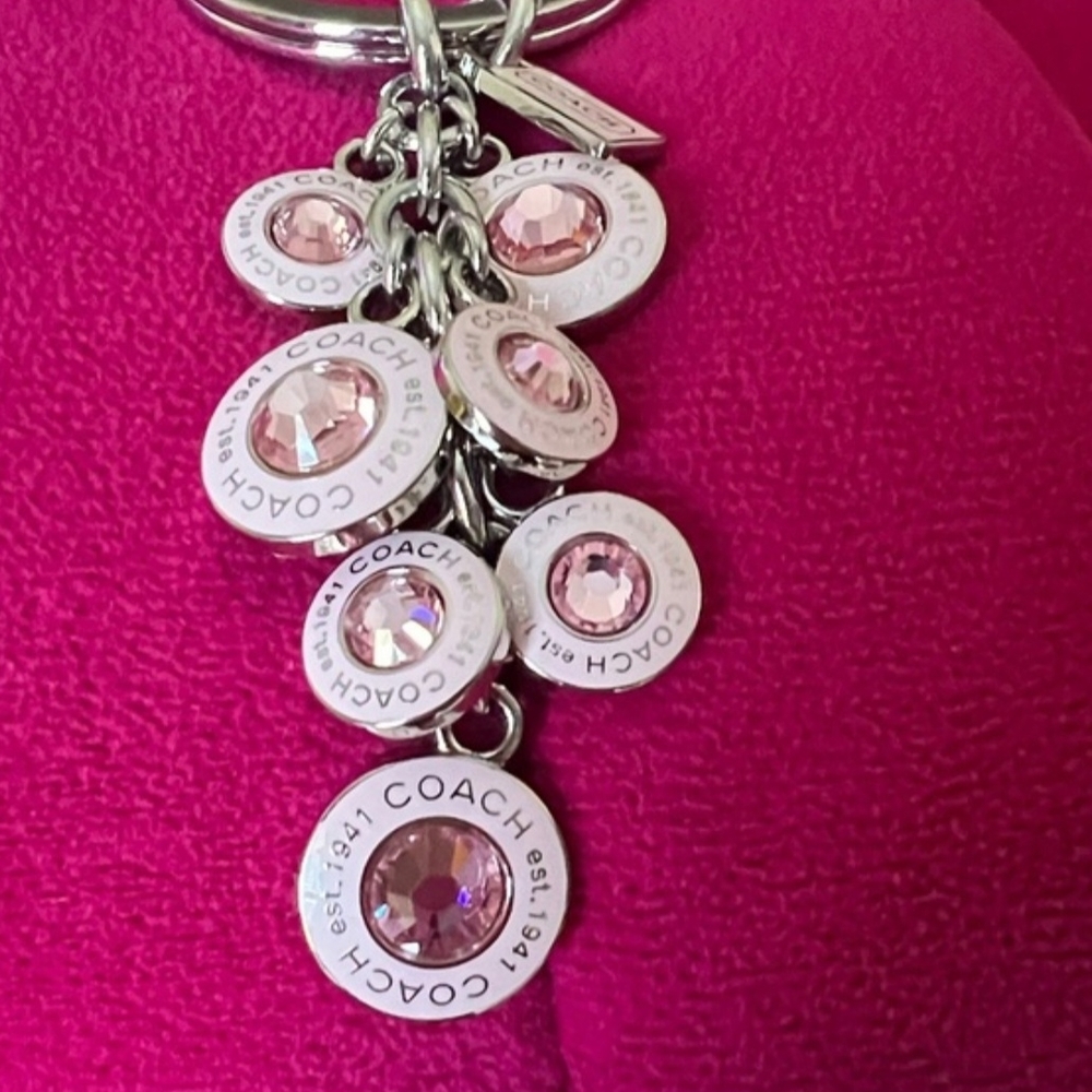 Coach Limited Edition Breast Cancer Key Chain - Picture 4 of 7